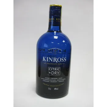Gin Kinross citric & dry 40% 0,7 l