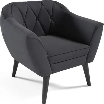 Křeslo Křeslo Victoria - Velutto 19 Barva nožiček: Černá