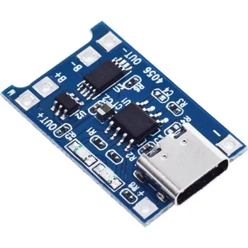 Nabíječka baterií Nabíječka Li-Pol/Li-Ion článků TP4056 s USB-C