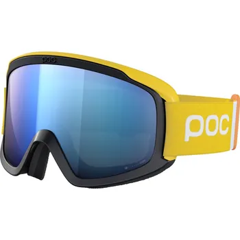 Cyklistické kalhoty Sjezdové brýle POC Opsin Clarity Comp Aventurine Yellow/Uranium Black/ Spektris Blue