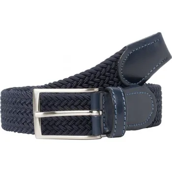 Opasek Eterna Pánský pletený opasek - modrý délka: 90 cm