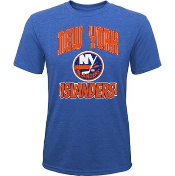 Chlapecké tričko Outerstuff Dětské tričko New York Islanders NHL All Time Great Triblend Velikost: Dětské M (10 - 12 let)