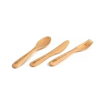 Kempingové nádobí GSI Outdoors Rakau Cutlery Set Hnědá příbor