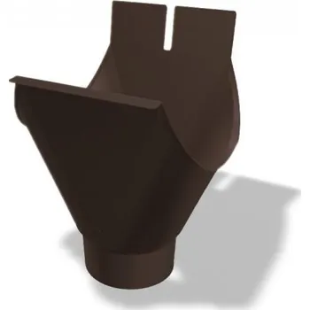 okap PREFA kotlík hliníkový Ø 125/100 mm, Oříšková P10 RAL 8019