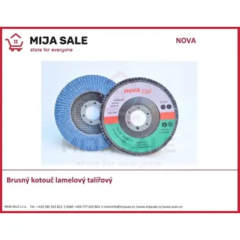 Brusný kotouč Lamelový kotouč talířový NovaTool 125x22 G-AS 60 varový