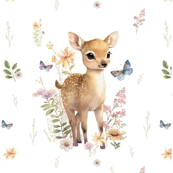 Teplákovina, Srneček z louky světlá, panel (E) (Panely a ladící metráž)