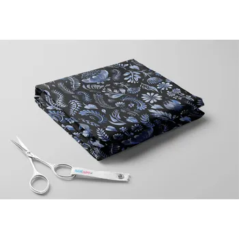 Kočárkovina, Kapradiny na černé Barva: Modrá