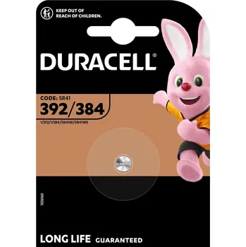 Elektronika DURACELL 392/384/SR41 Baterie, stříbro-oxidová, 1,5V 42468