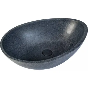 Umyvadlo Umyvadlo na desku New Sodo, betonové, oválné, modrý pískový kámen, CP950NS