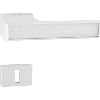 Dveřní kování TI - MELODY Vario - RT 3089RT rozety BBQ, klika/klika WS - Bílá matná (152)