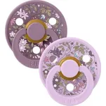 BIBS x Liberty Colour Dudlíky z přírodního kaučuku vel. 2 - Violet Sky/Mauve