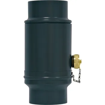 okap PREFA sběrač dešťové vody Ø 100 mm se závitem 1", Antracit P10 RAL 7016