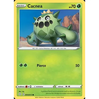 Sběratelská karetní hra Pokémon karta Cacnea 004/072