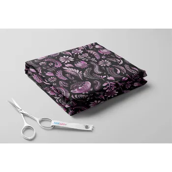 Microfibra, Kapradiny na černé Barva: Růžová