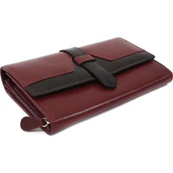 Červenočerná psaníčková peněženka se zápinkou 511-8102-31/60 + doprava zdarma