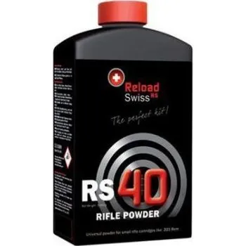 Příslušenství pro sportovní střelbu Střelný prach Reload Swiss RS40 - 1,0 Kg