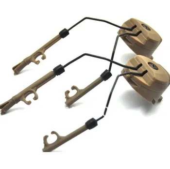 FMA Rail adapter set na helmu pro headset Peltor - pískový
