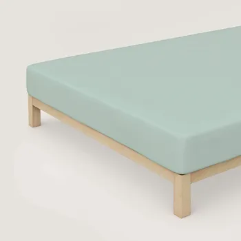 Prostěradlo Schlafgut Prostěradlo Schlfgut Boxspring 140x200-160x220x40 Jersey Elastan 507 Minze