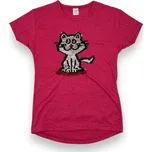 Talent Dívčí růžové tričko s krátkým rukávem KARINA Barva: Růžová, Velikost: 170