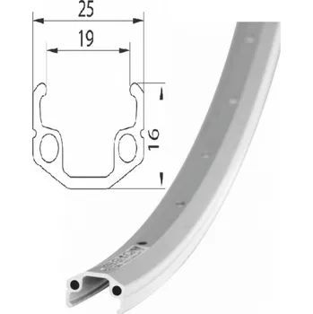 Ráfek na kolo ráfek REMERX RMX 219 559x19 36děr stříbrný (ráfek REMERX RMX 219 559x19 36děr stříbrný)