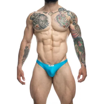 Pánské erotické prádlo Justin+Simon Classic Tanga Aqua Velikost XL