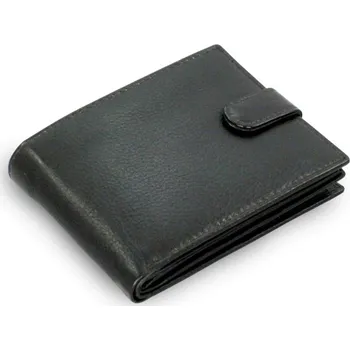 Černá pánská kožená peněženka se zápinkou 513-0406-60