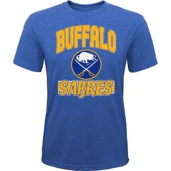 Chlapecké tričko Outerstuff Dětské tričko Buffalo Sabres NHL All Time Great Triblend Velikost: Dětské XL (14 - 16 let)