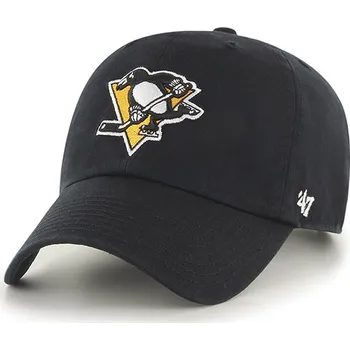 Kšiltovka Pittsburgh Penguins čepice baseballová kšiltovka 47 Clean Up 47 Brand 47001 - slevový kód:<br>XMAS10 (-10%)