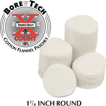 Čištění zbraně BoreTech Bavlněné kulaté vytěráky X-Count .22-.243 (500ks)
