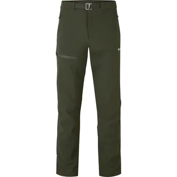 Montane pánské softshellové kalhoty Tenacity Pants - Běžná Délka Barva: Oak Green, Velikost: 34