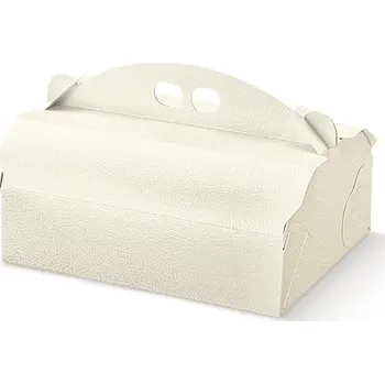 Termobox Scotton S.p.A. KRABICE NA DEZERTY - S UCHEM (BÍLÁ KŮŽE) 30x23x10,5cm