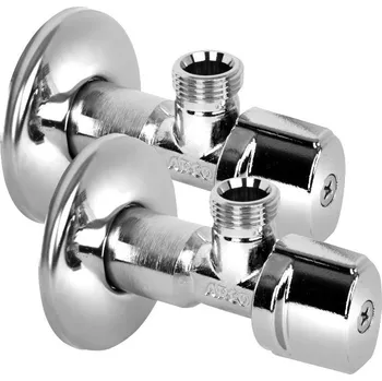 Ventil ARCO rohový ventil A-80 1/2"x3/8", anticalc, chrom, pár