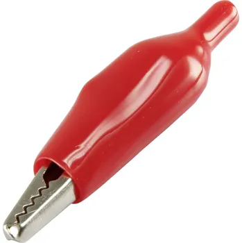 Autobaterie TRU COMPONENTS 93038c43 krokosvorka červená Délka: 55 mm 1 ks