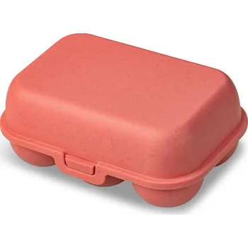 Svačinový box Nádoba na vajíčka EGGS TO GO MINI, na 6 vajec, korálová barva, KOZIOL