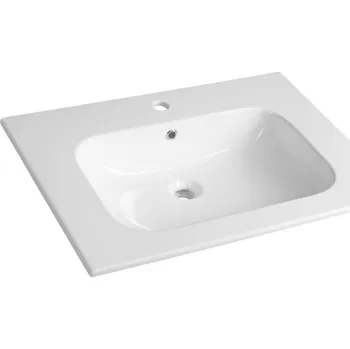 Umyvadlo SAPHO VIOLA 71 keramické umyvadlo nábytkové 71x51,5cm, bílá