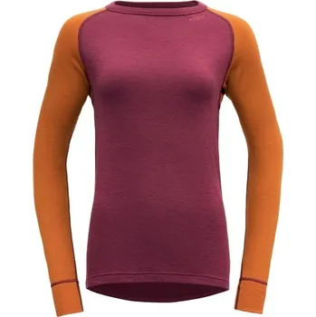 Dámské tričko Devold Expedition Merino 235 Shirt Women Barva: Červeno oranžová - BEETROOT / FLAME, Velikost: XS