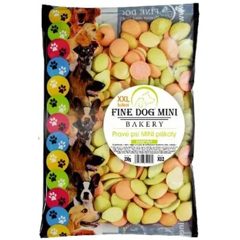 Pamlsek pro psa FINE DOG Mini piškoty barevné