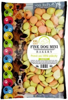 Pamlsek pro psa FINE DOG Mini piškoty barevné