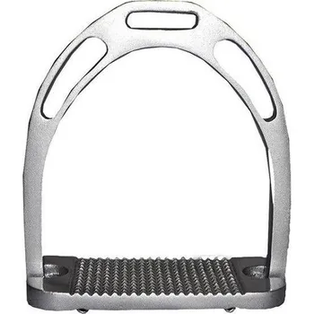 HKM Třmeny hliníkové HKM, 12 cm, pár, silver