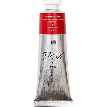 Olejová barva RI olejová barva Prato 60 ml, Permanent red