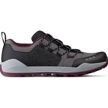 Pánské cyklistické tretry FIZIK Cyklistické tretry - ERGOLACE X2 - antracitová/bordó