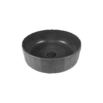 Umyvadlo Umyvadlo na desku Castle Dark Grey, betonové, kulaté, tmavě šedé, CP950C/BSS