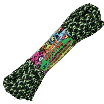 Sport Šňůra PARACORD nylon 550LB 30m 4mm Decay Zombie