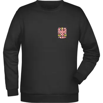 Pánská mikina Mikina MORAVSKÁ ORLICE Simple - černá