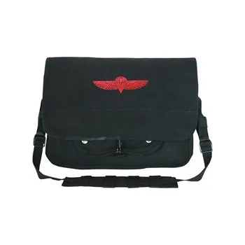 turistický batoh Taška ISRAELI přes rameno výsadkářská ČERNÁ