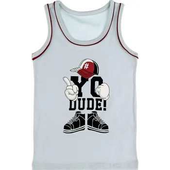 EVONA a.s. Chlapecký nátělník se širokými ramínky C sv.modrá - TILKO CHL C SV.MODRÁ 134