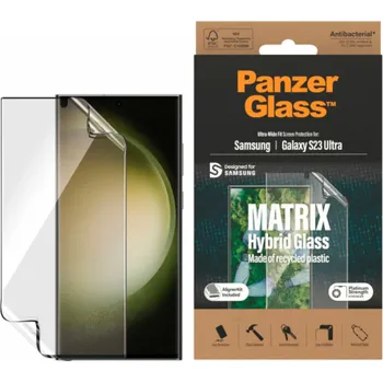 PanzerGlass Matrix Hybrid Glass for Galaxy S23 Ultra