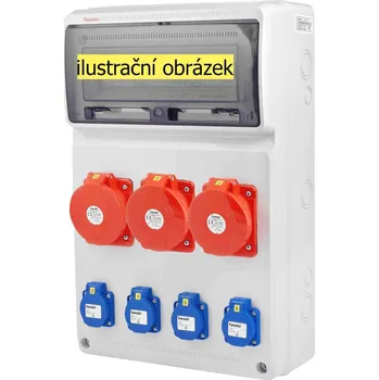 modulární přístroj a rozvaděč v671-6kA - ZSF40003000.0 /3952 Zásuvková skříň IP44 jištěná bez chrániče