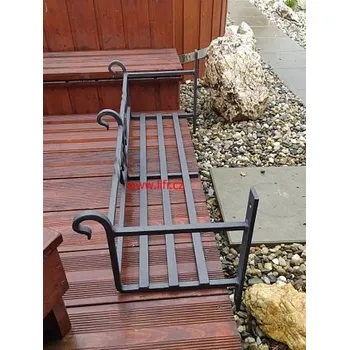 Parapet Předokenní kovaný držák truhlíku 18