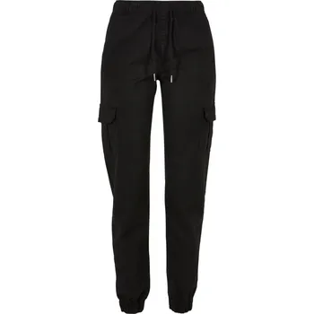 Dámské kalhoty Ladies High Waist Cargo Jogging Pants - black S